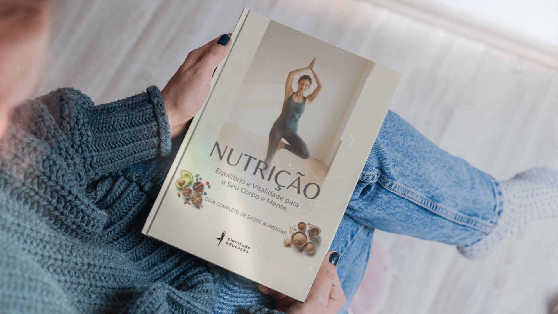 Livro físico de nutrição da Plenitude Educação