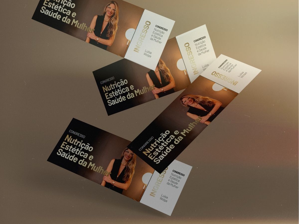 Ingresso congresso presencial em nutrição estética